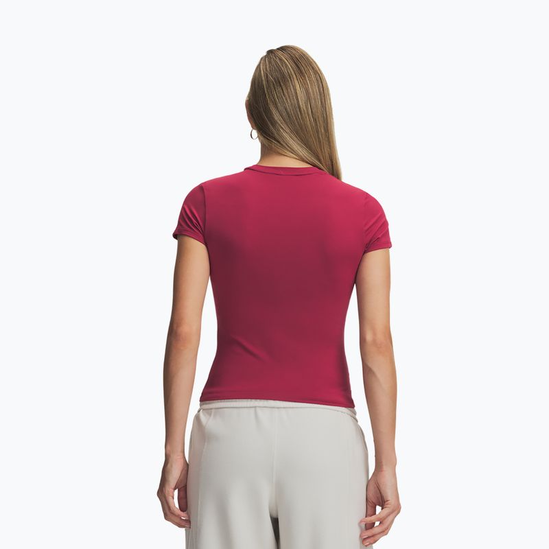 Футболка для тренувань жіноча Under Armour Motion Fitted SS claret/ox blood 2