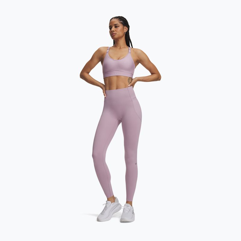 Легінси для тренувань жіночі Under Armour Vanish Elite Leggings mauve pink/metallic silver 2