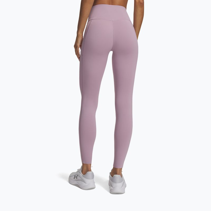 Легінси для тренувань жіночі Under Armour Vanish Elite Leggings mauve pink/metallic silver 3