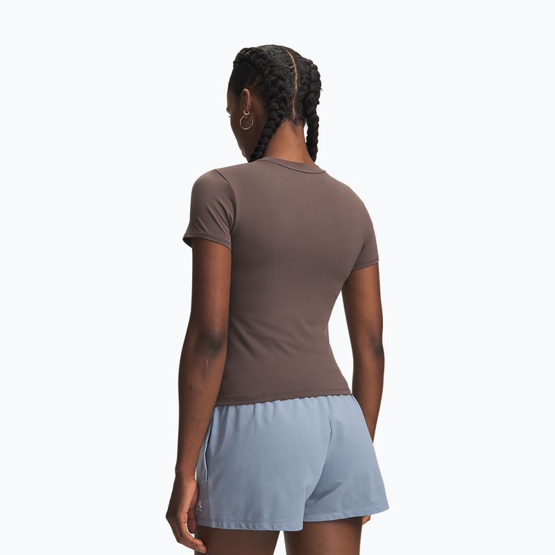 Футболка для тренувань жіноча Under Armour Motion Fitted SS peppercorn/white 2