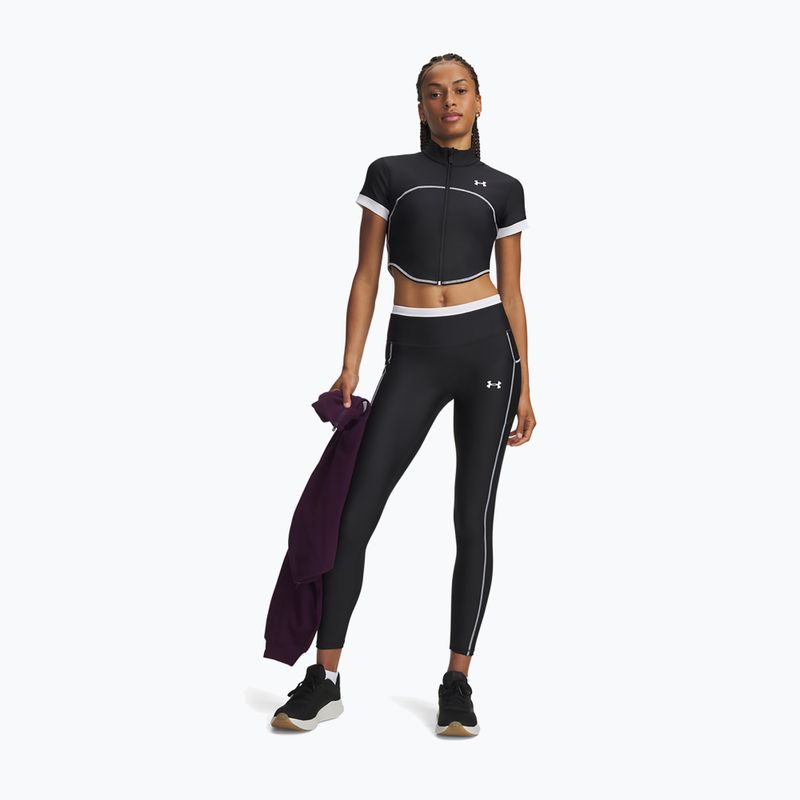 Легінси для тренувань жіночі Under Armour HeatGear Novelty Leggings black/white 2