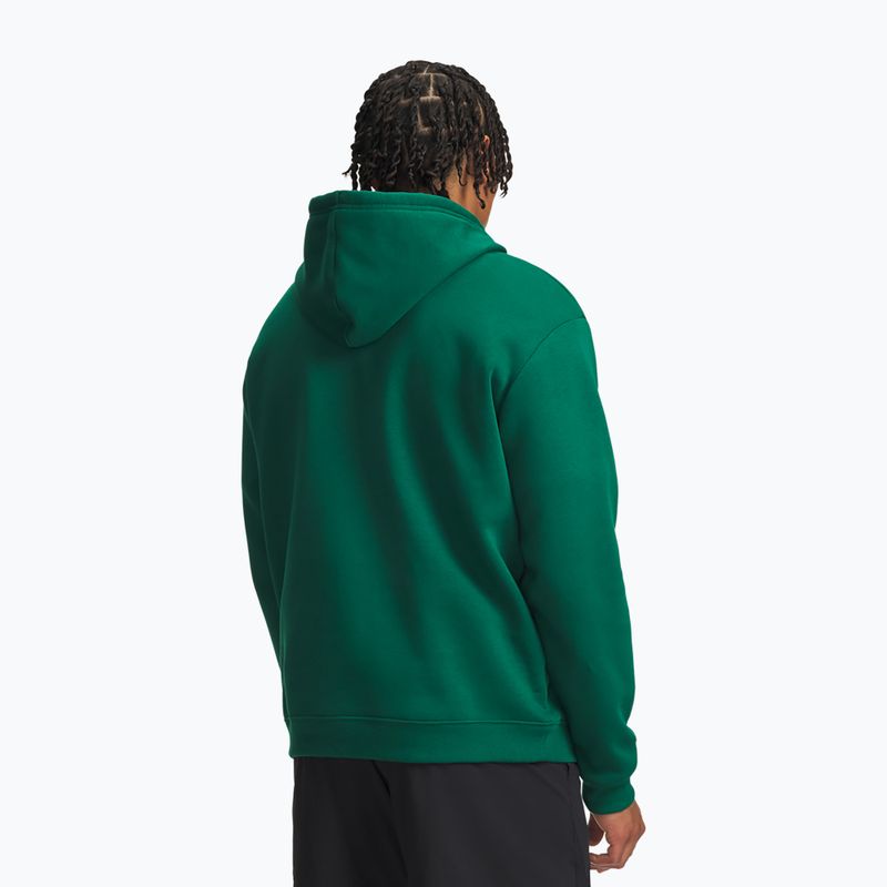 Кофта чоловіча Under Armour Rival Fleece Hoodie campus ivy/white 2