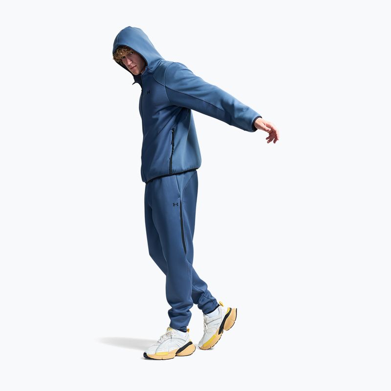 Штани чоловічі Under Armour Unstoppable Fleece Jogger Downpour Gray/Black 3