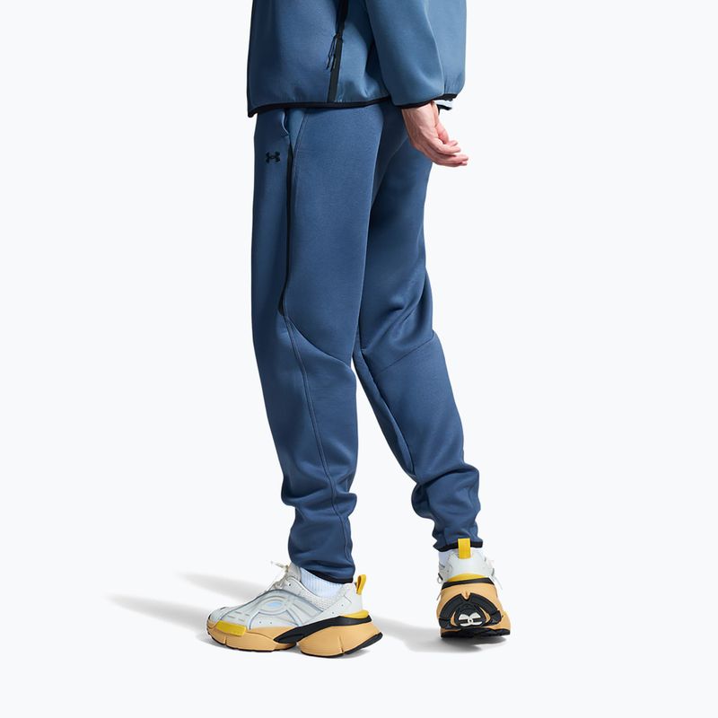 Штани чоловічі Under Armour Unstoppable Fleece Jogger Downpour Gray/Black 4