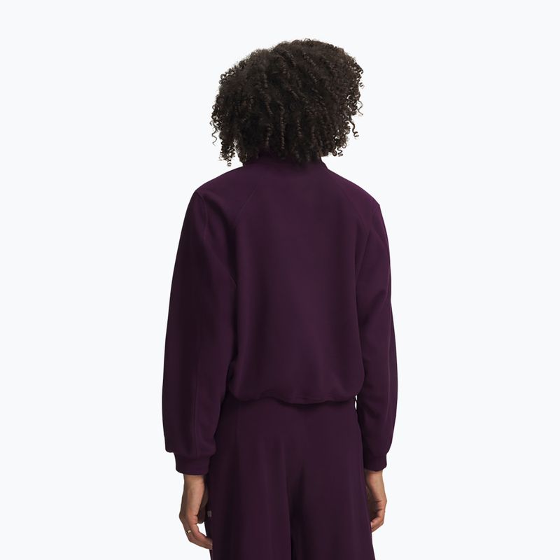 Кофта тренувальна жіноча Under Armour Performance Fleece Qz purple echo/purple echo 2