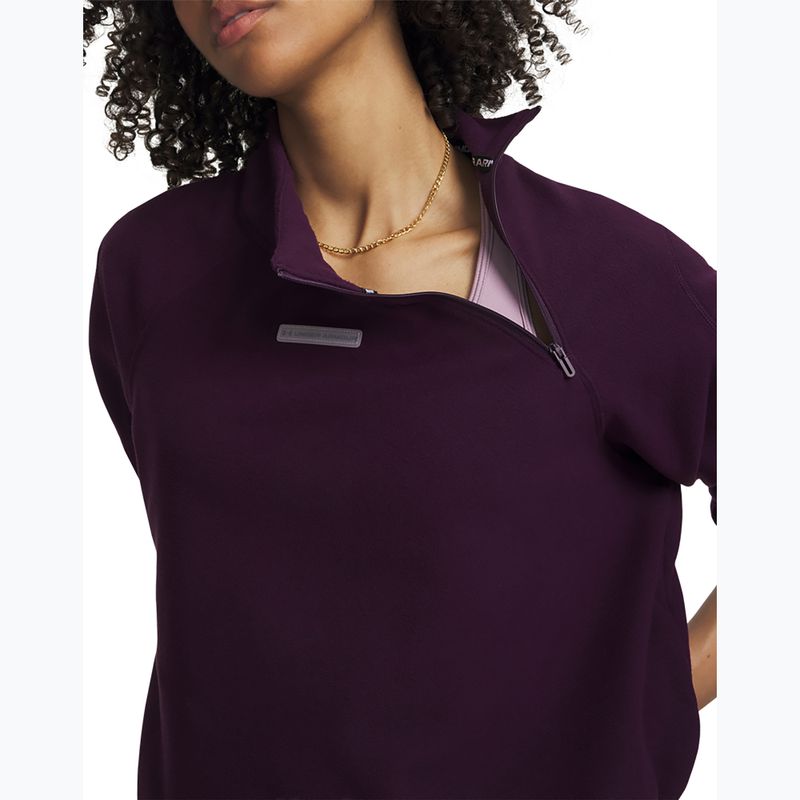 Кофта тренувальна жіноча Under Armour Performance Fleece Qz purple echo/purple echo 3