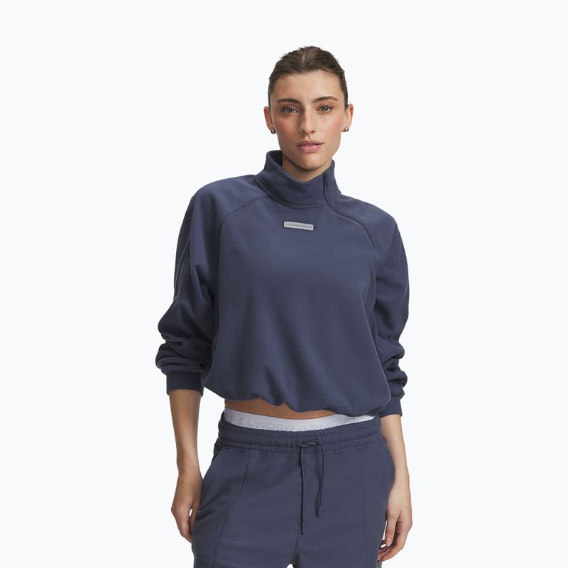 Кофта тренувальна жіноча Under Armour Performance Fleece Qz downpour gray/downpour gray