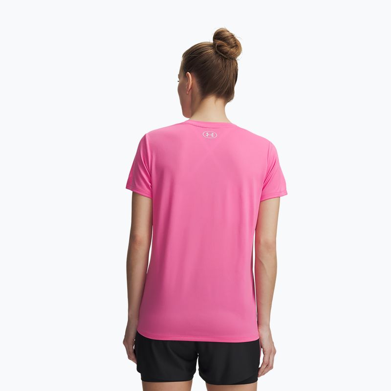 Футболка для тренувань жіноча Under Armour Tech SSV Solid pink frenzy/prime pink 2