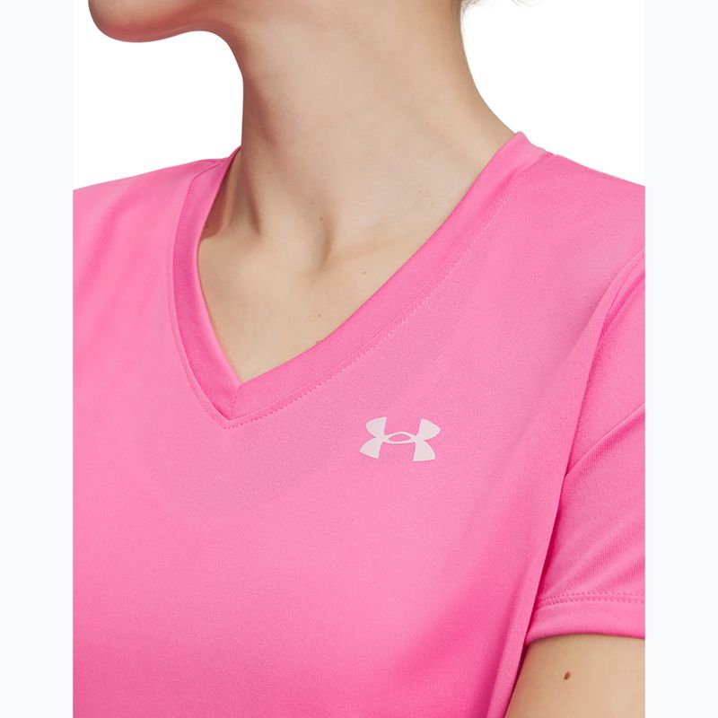 Футболка для тренувань жіноча Under Armour Tech SSV Solid pink frenzy/prime pink 3