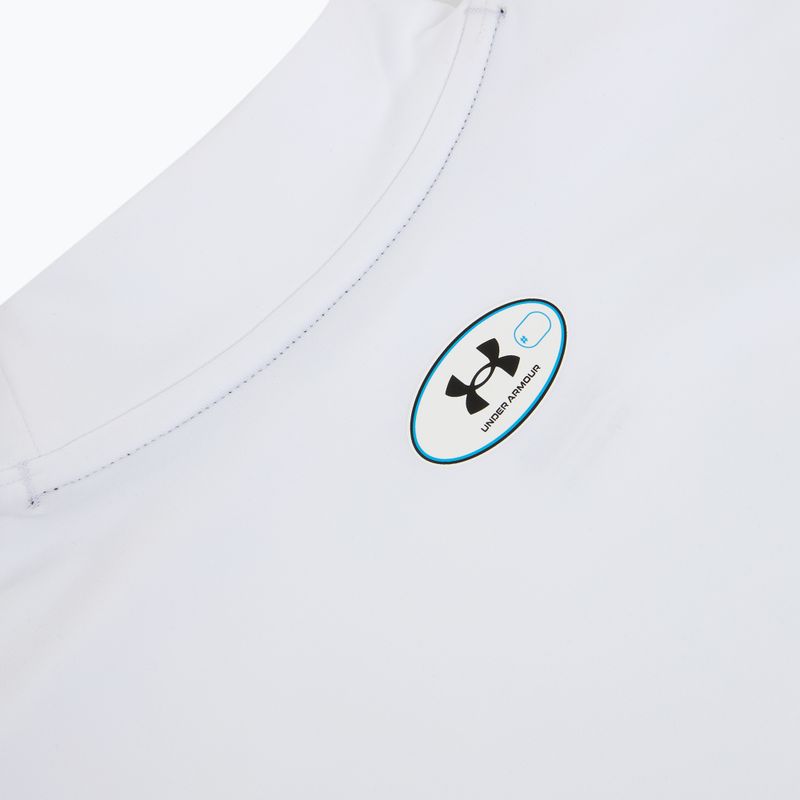 Лонгслів для тренувань жіночий Under Armour ColdGear Mock LS white/halo gray 6