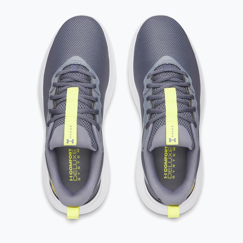 Кросівки для бігу чоловічі Under Armour Phade RN 4 downpour gray/gravel/flash light 3