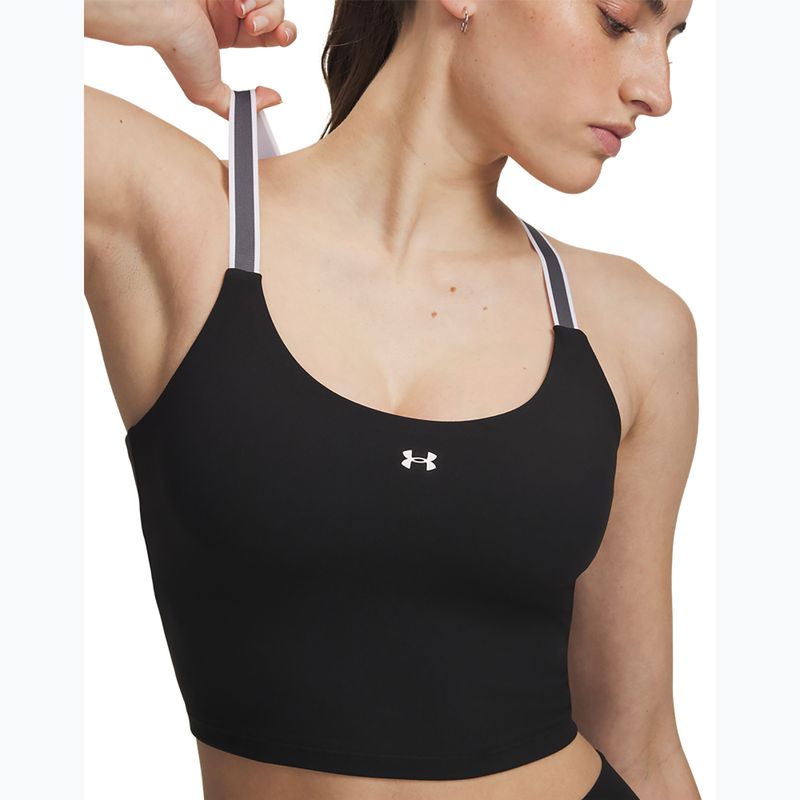 Футболка для тренувань жіноча Under Armour Motion Sport Tape Tank ultimate black/castlerock/white 3