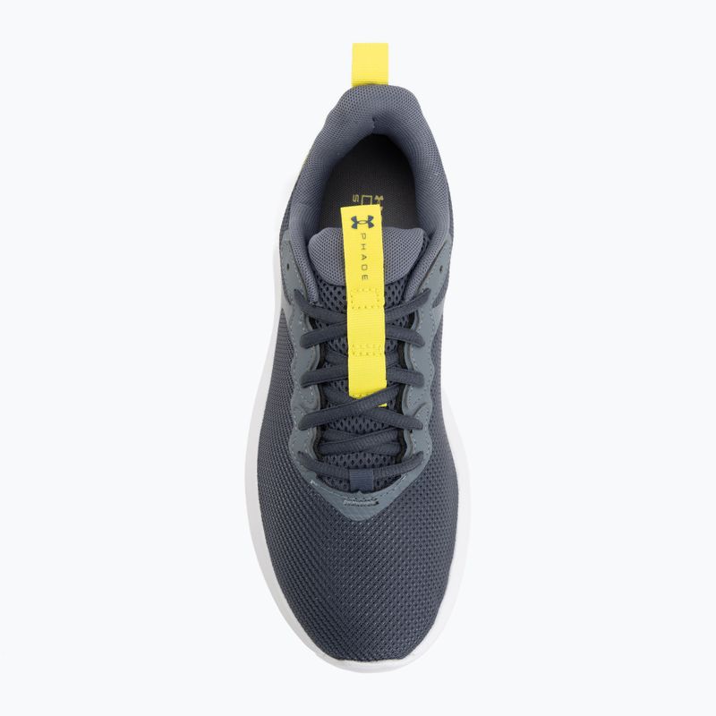 Кросівки для бігу чоловічі Under Armour Phade RN 4 downpour gray/gravel/flash light 5