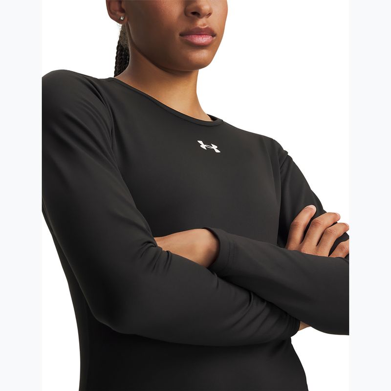 Лонгслів для тренувань жіночий Under Armour ColdGear Crew ultimate black/white 3