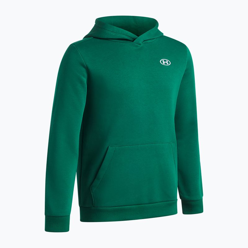 Кофта дитяча Under Armour B Rival Fleece Hoodie campus ivy/white 3