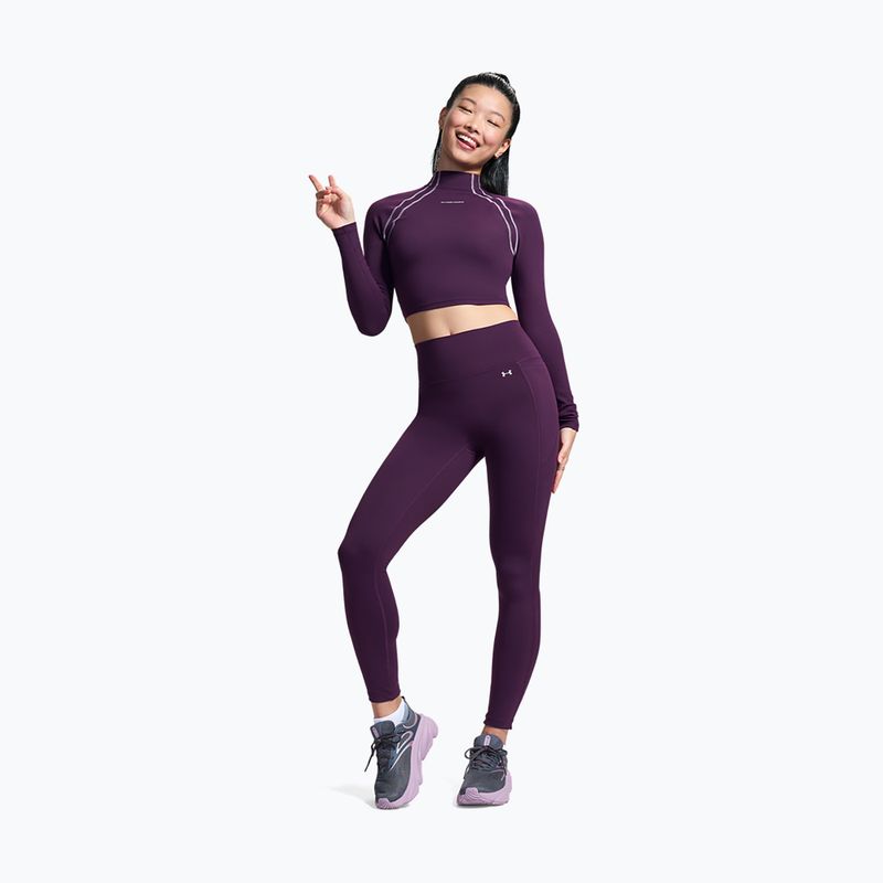 Легінси для тренувань жіночі Under Armour Motion Leggings purple echo/mauve pink 2