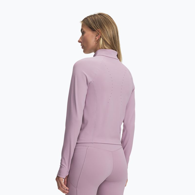 Кофта тренувальна жіноча Under Armour Vanish Elite mauve pink/metallic silver 2
