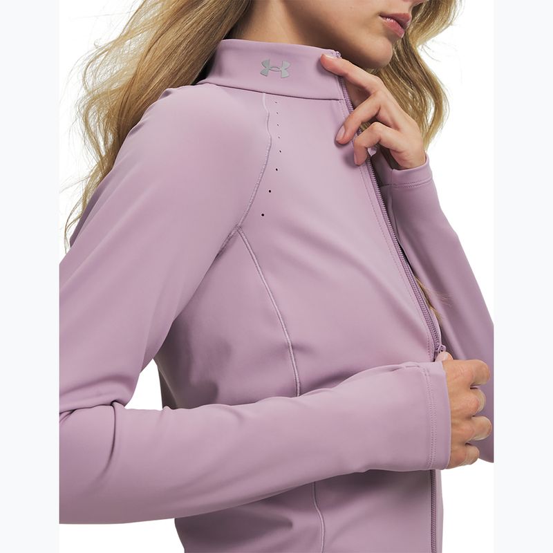 Кофта тренувальна жіноча Under Armour Vanish Elite mauve pink/metallic silver 3