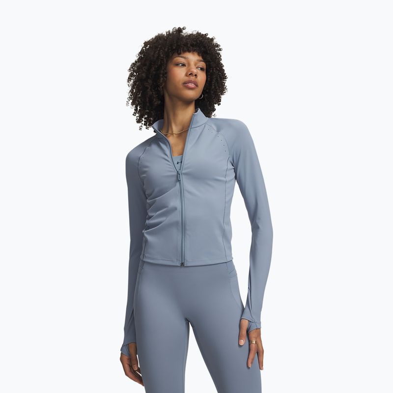 Кофта тренувальна жіноча Under Armour Vanish Elite blue wind/metallic silver
