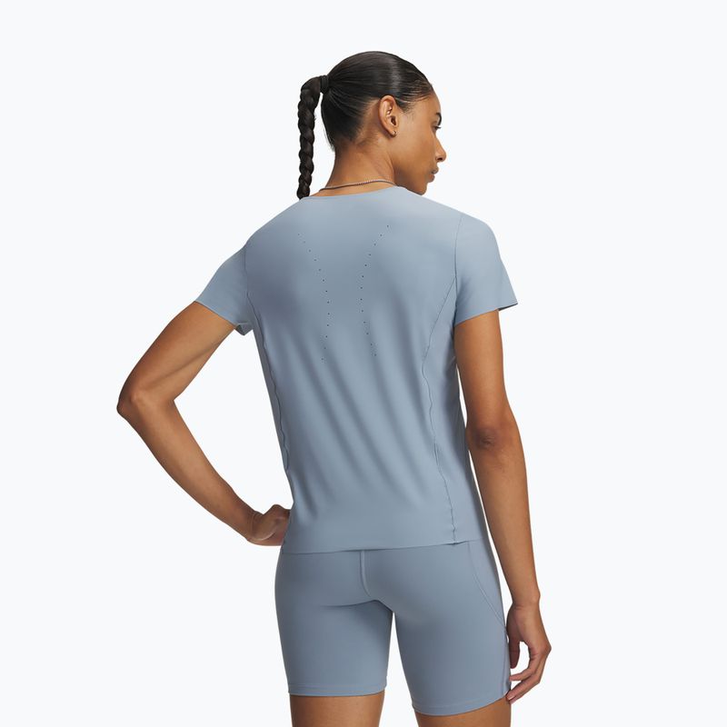 Футболка для тренувань жіноча Under Armour Vanish Elite SS blue wind/metallic silver 2