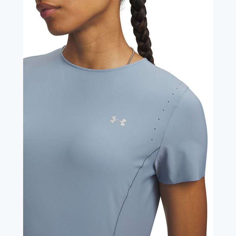 Футболка для тренувань жіноча Under Armour Vanish Elite SS blue wind/metallic silver 3