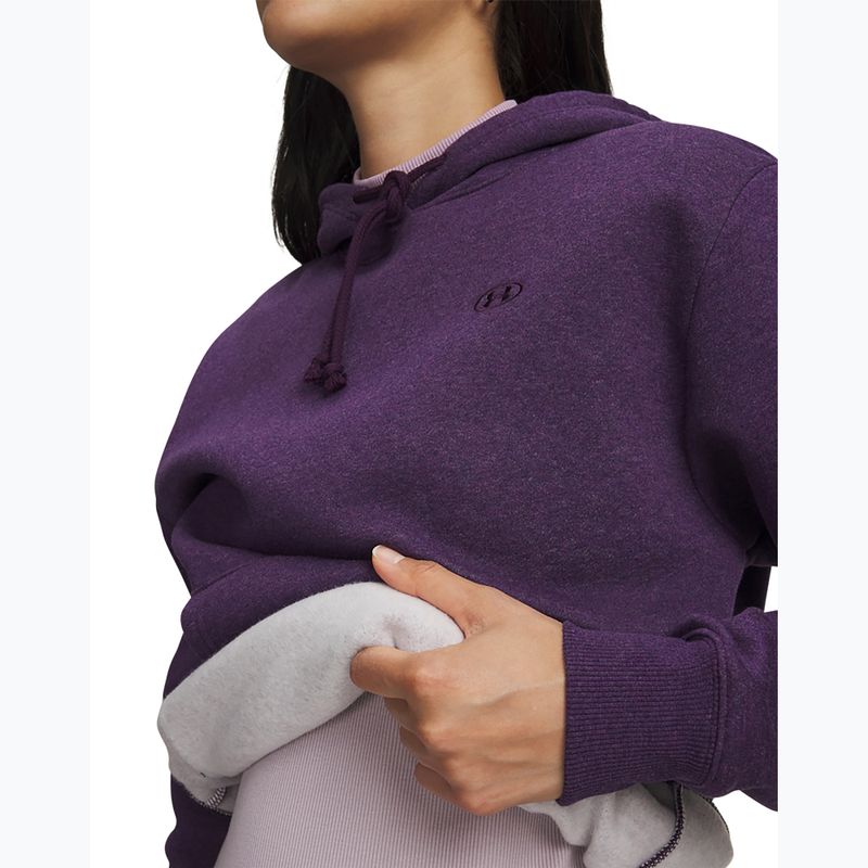 Кофта жіноча Under Armour Rival Fleece Hoodie purple echo light heather/purple echo 3