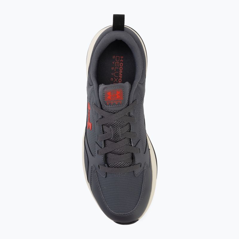 Кросівки для тренувань чоловічі Under Armour Charged Edge castlerock/winter white/anthem red 5