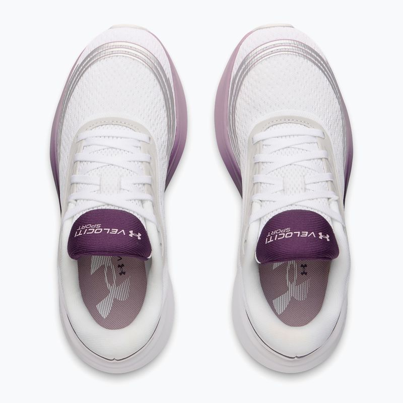 Кросівки для бігу жіночі Under Armour Velociti Sport white/purple echo/mauve pink 3