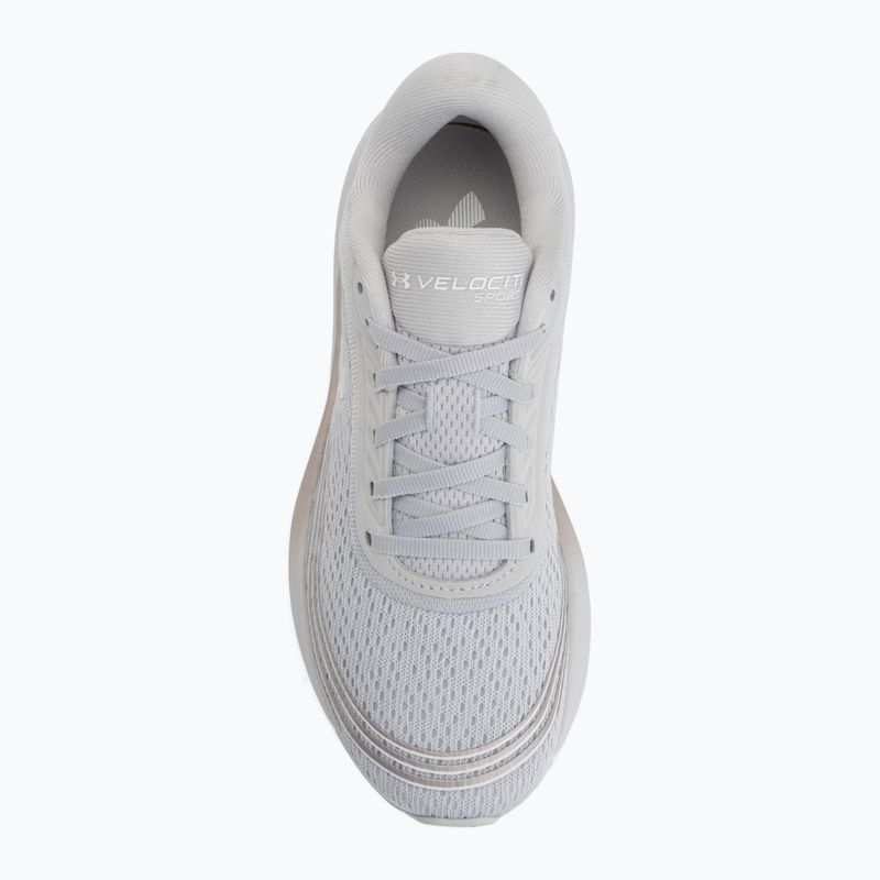 Кросівки для бігу жіночі Under Armour Velociti Sport halo gray/metallic buff/white 5