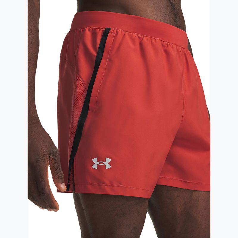 Шорти для бігу чоловічі Under Armour Launch 5" Shorts heritage red/black/reflective 4