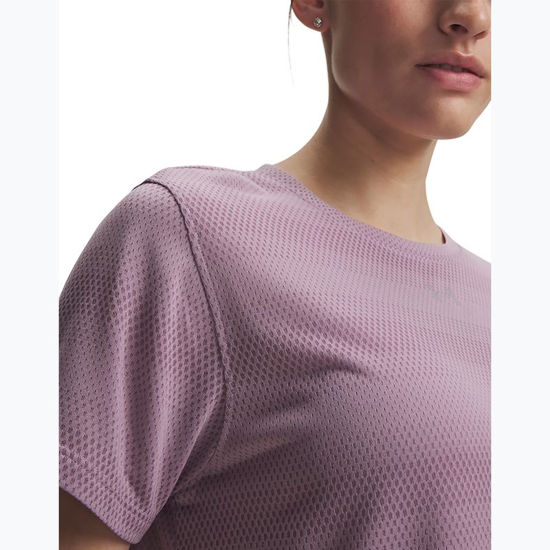 Футболка для бігу жіноча Under Armour Velociti SS mauve pink/reflective 3