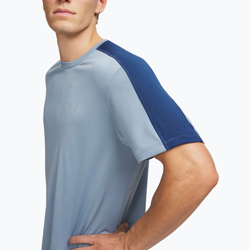 Футболка для бігу чоловіча Under Armour Velociti Reflect blue wind/blackout navy/reflective 3