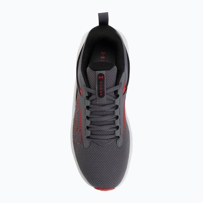 Кросівки для бігу чоловічі Under Armour Surge 5 castlerock/distant gray/red 5