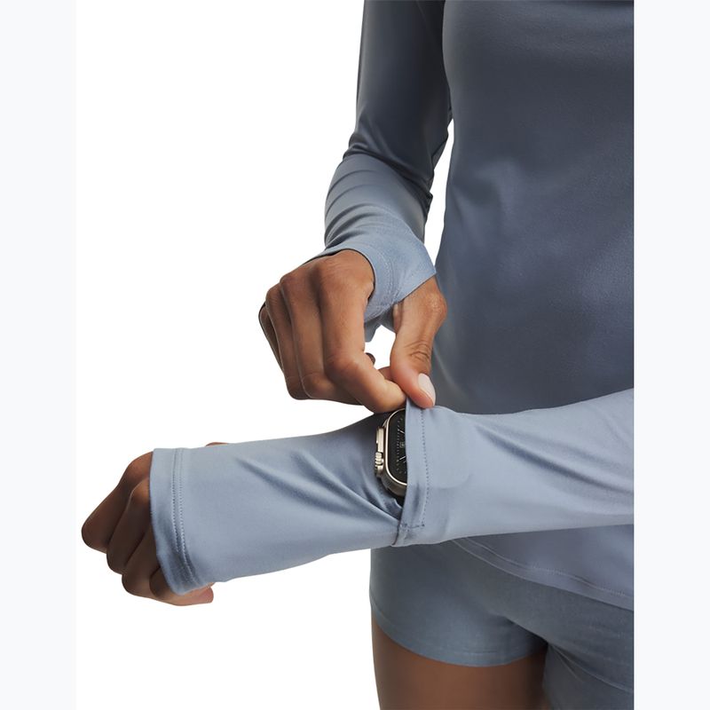 Кофта для бігу жіноча Under Armour Velociti Half Zip blue wind/reflective 3