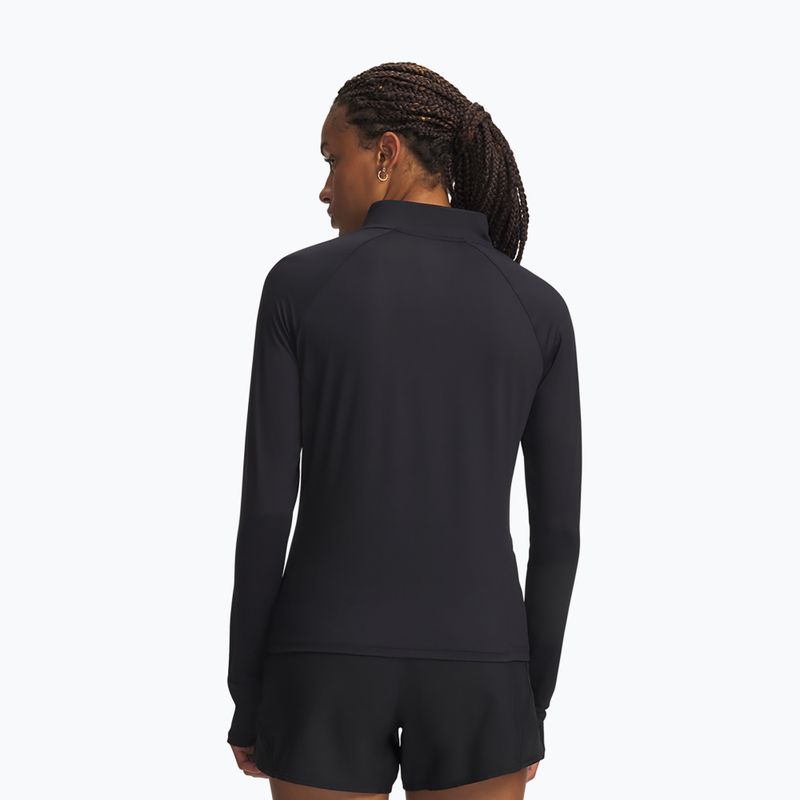 Кофта для бігу жіноча Under Armour Velociti Half Zip ultimate black/reflective 2