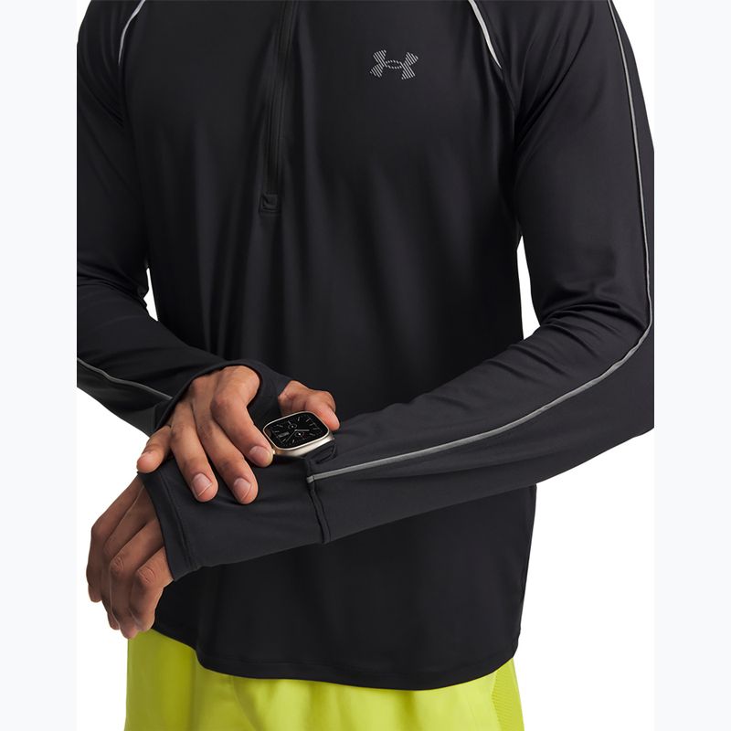 Кофта для бігу чоловіча Under Armour Velociti Half Zip ultimate black/reflective 3