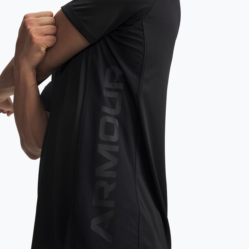 Футболка для тренувань чоловіча Under Armour Tech Utility SS black/steel 3