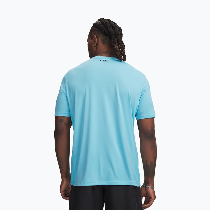 Футболка для тренувань чоловіча Under Armour Tech Utility SS fresco blue/black 2