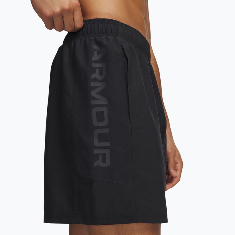 Шорти для тренувань чоловічі Under Armour Tech Utility Shorts black/steel 4