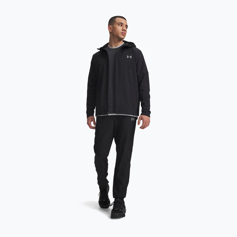 Штани для тренувань чоловічі Under Armour Tech Utility Woven Pants black/black/steel 2
