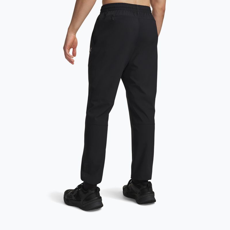 Штани для тренувань чоловічі Under Armour Tech Utility Woven Pants black/black/steel 3