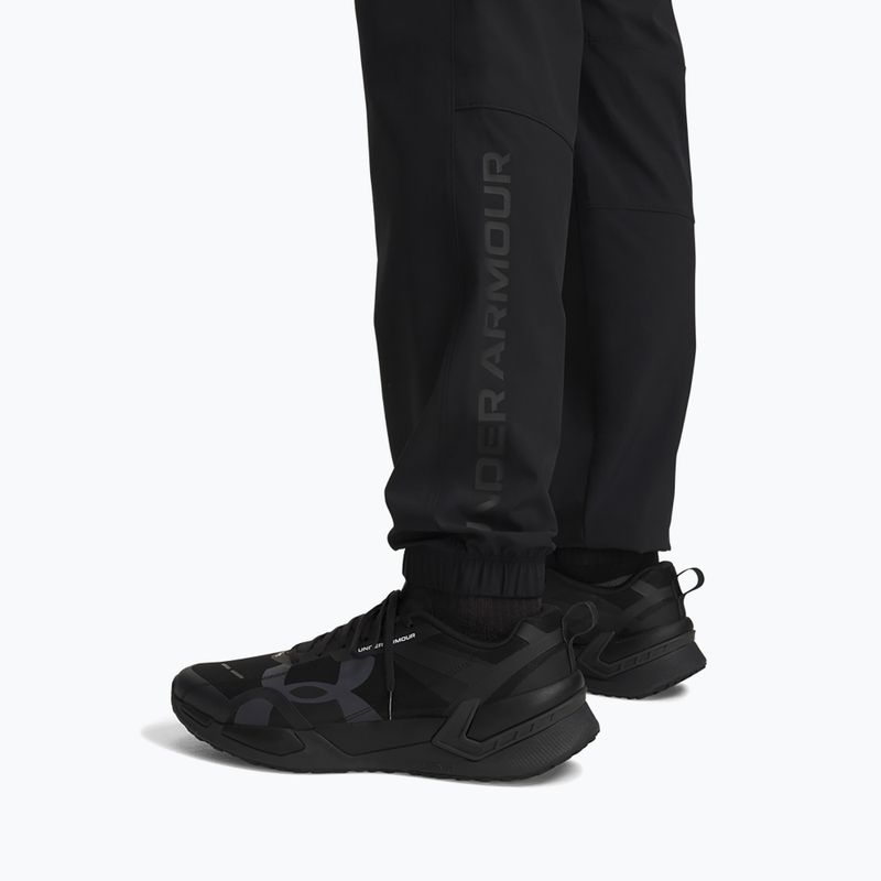 Штани для тренувань чоловічі Under Armour Tech Utility Woven Pants black/black/steel 4