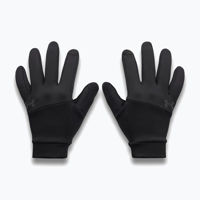 Рукавички для бігу чоловічі Under Armour Velociti Liner black/black/reflective 2