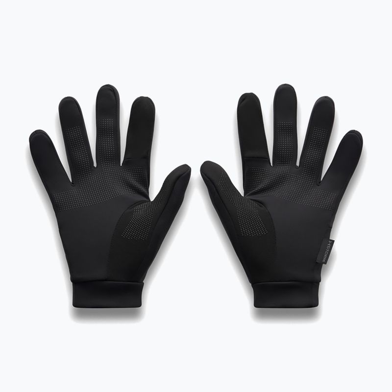 Рукавички для бігу чоловічі Under Armour Velociti Liner black/black/reflective 3