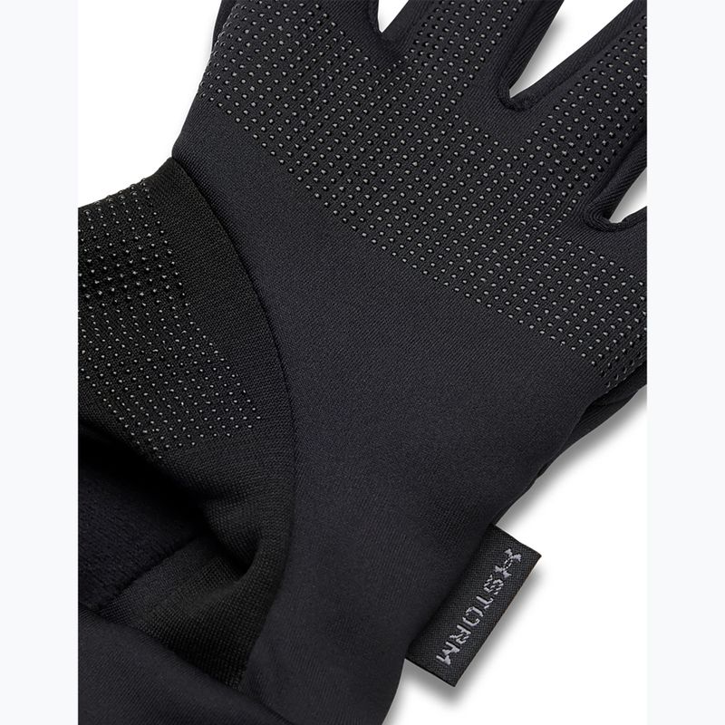 Рукавички для бігу чоловічі Under Armour Velociti Liner black/black/reflective 4