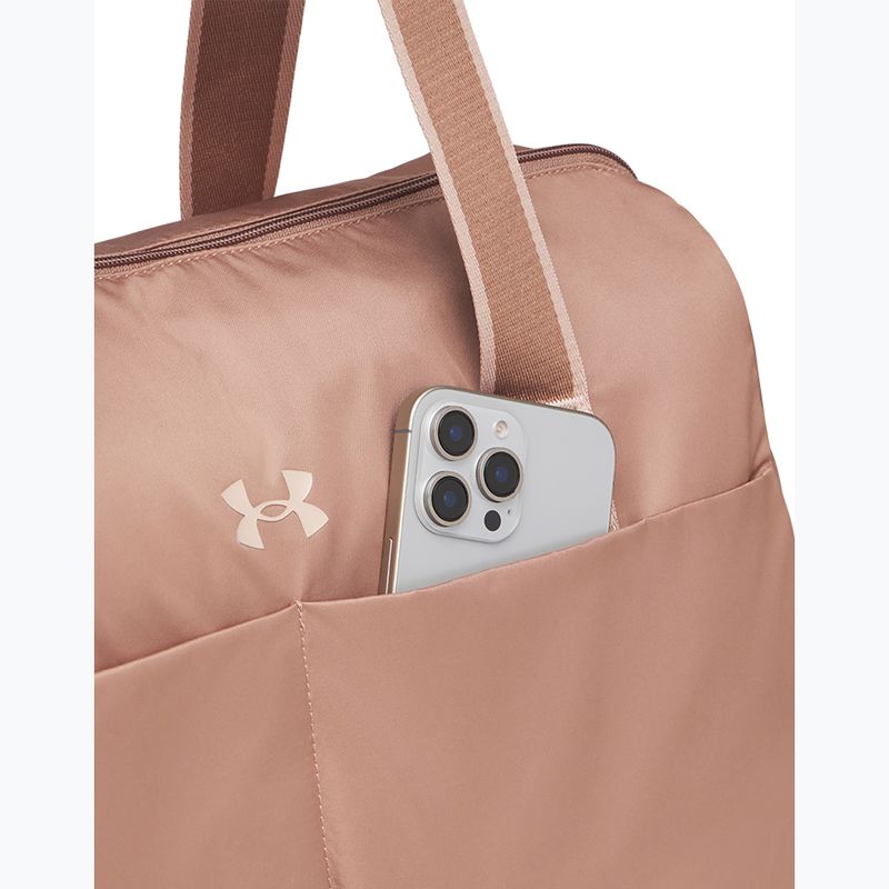 Сумка для тренувань жіноча Under Armour Studio Lite Duffle 26 l deep almond/bashful pink 4