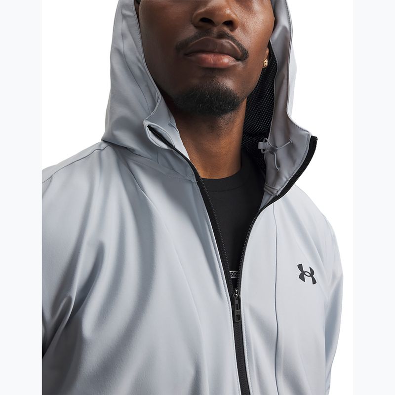 Куртка чоловіча Under Armour Unstoppable Woven Jacket blue fog/black 3