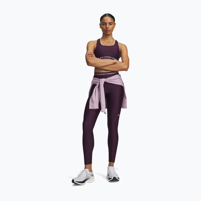 Легінси для тренувань жіночі Under Armour HeatGear Leggings purple echo/mauve pink 2