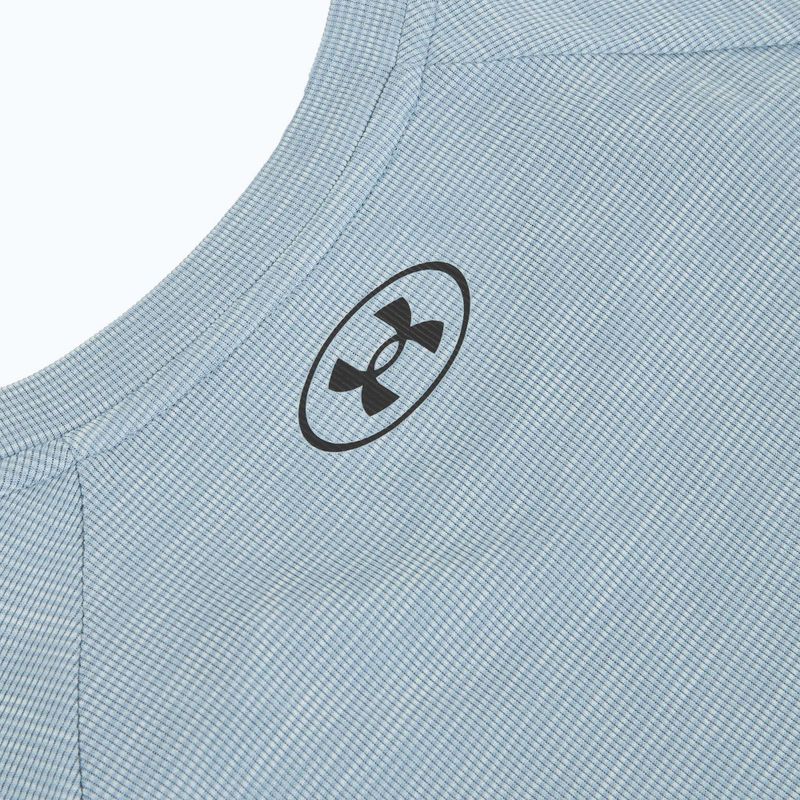 Футболка для тренувань чоловіча Under Armour Tech Textured blue wind/black 4