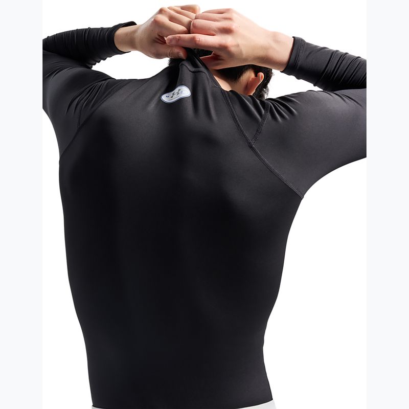 Лонгслів для тренувань чоловічий Under Armour Coldgear Elite Comp Mock ultimate black/ultimate black/reflective 5